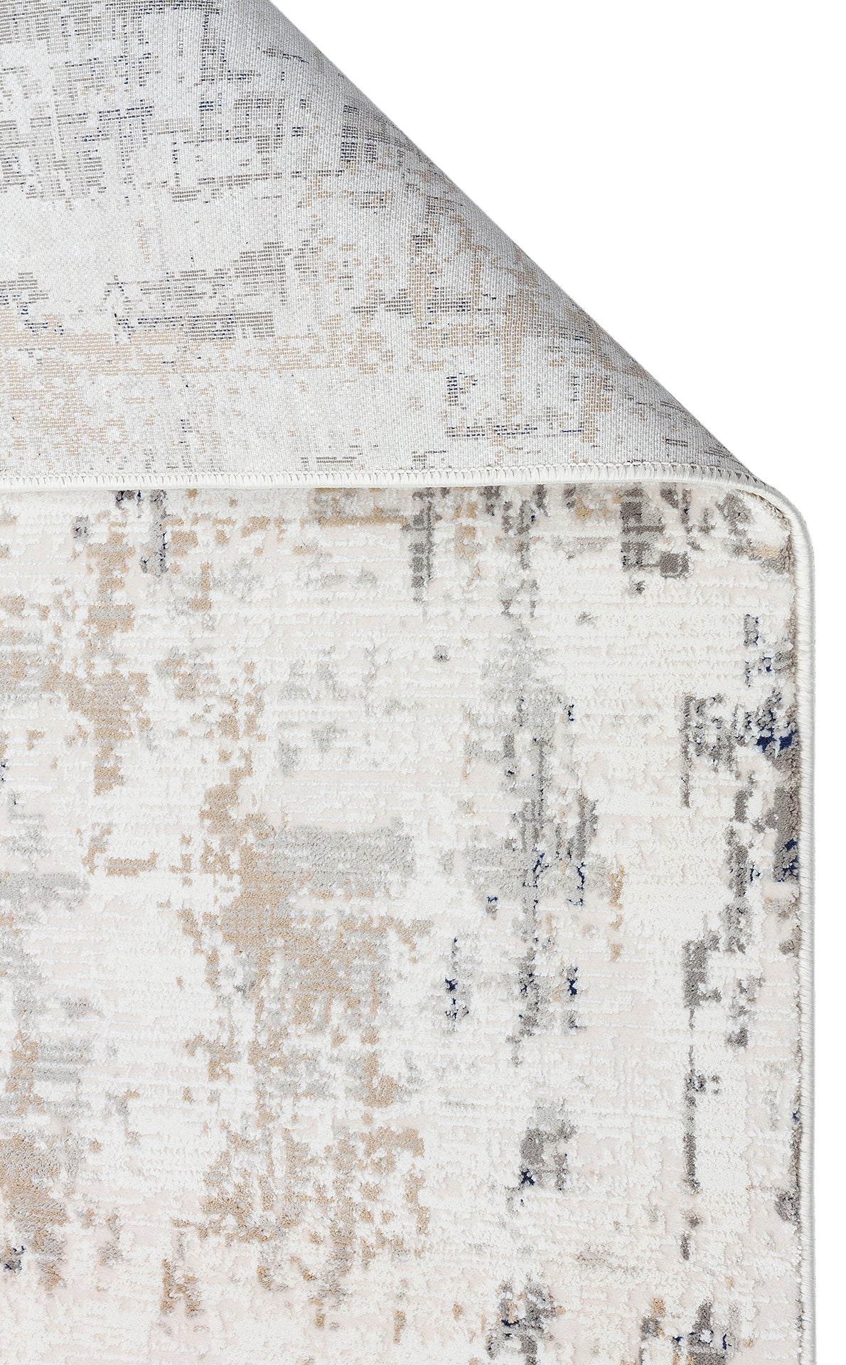Padona PDN 07 Krem Bej - Extra Yumuşak Dokulu Sık Dokuma Modern Eskitme Desenli Halı